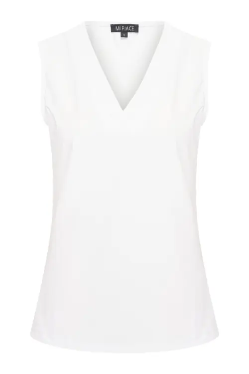 Mi Piace Travelstof Top 202425 White