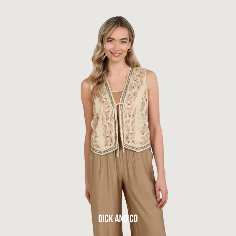 Momo Gilet Embroidery