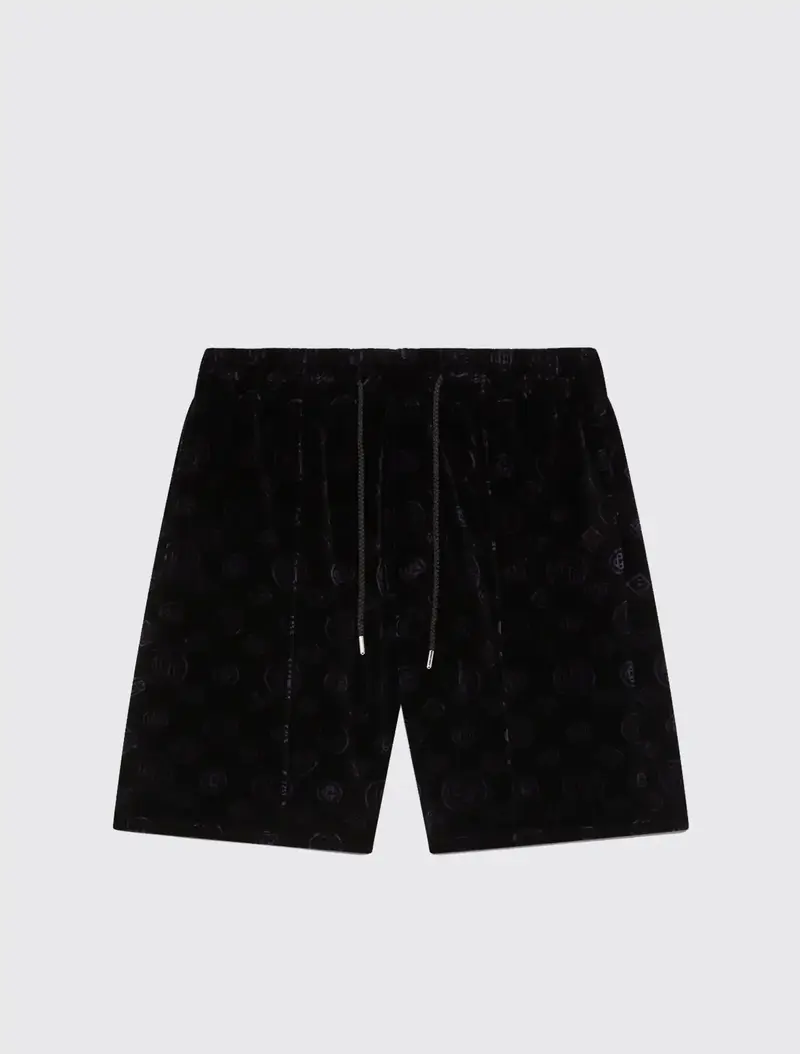 Monogram Velour Shorts