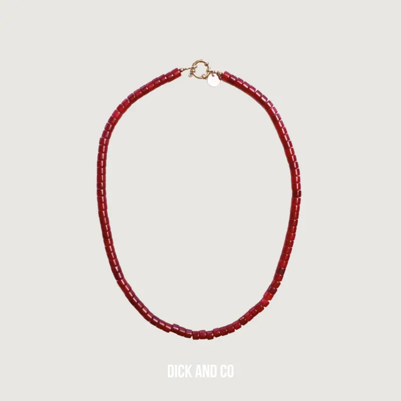 Moos Burgundy Necklace