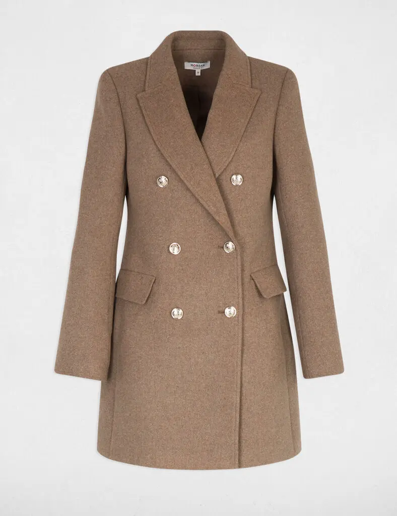 Morgan - Mantel Jas GCHA Taupe