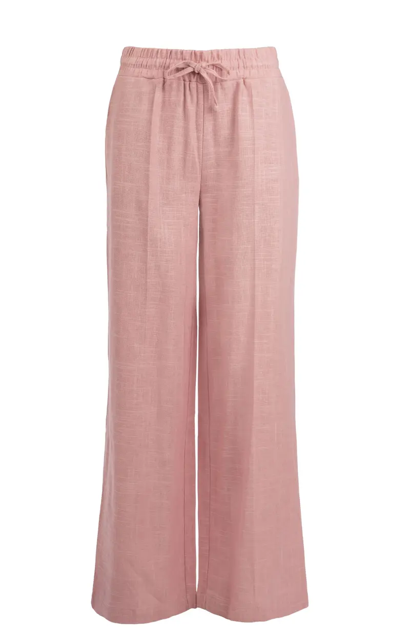 Nazil Linnen/Viscose Woven | Pink