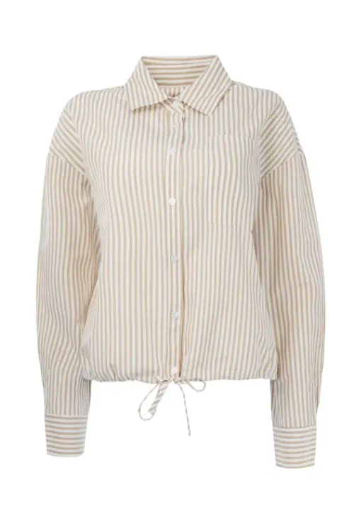NED blouse kano ls stripe beige