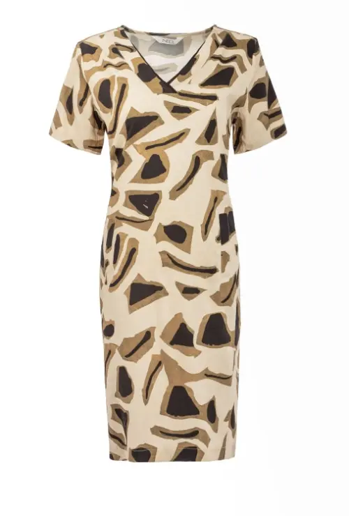 NED jurk simo-cw beige