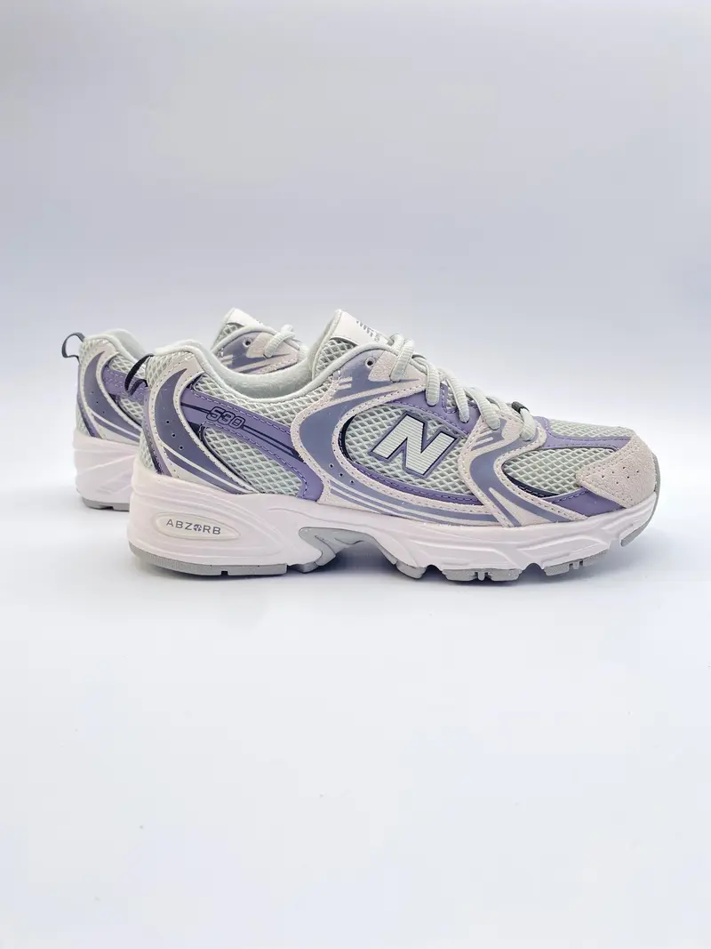 New Balance G5306J4 grijs blauw veter