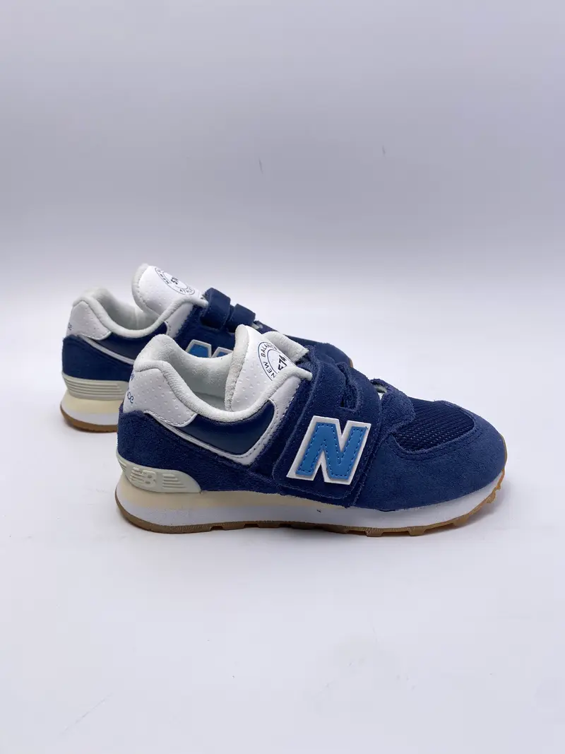 New Balance PV574CU1 Donkerblauw klittenband