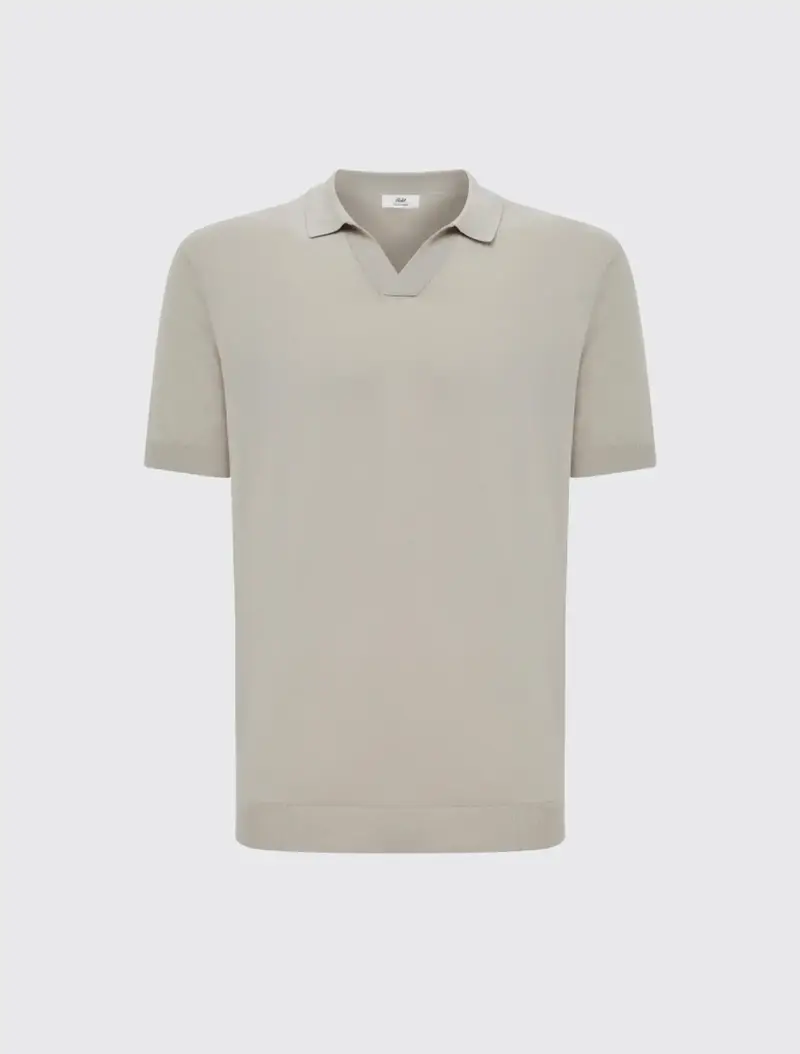 No Button Polo