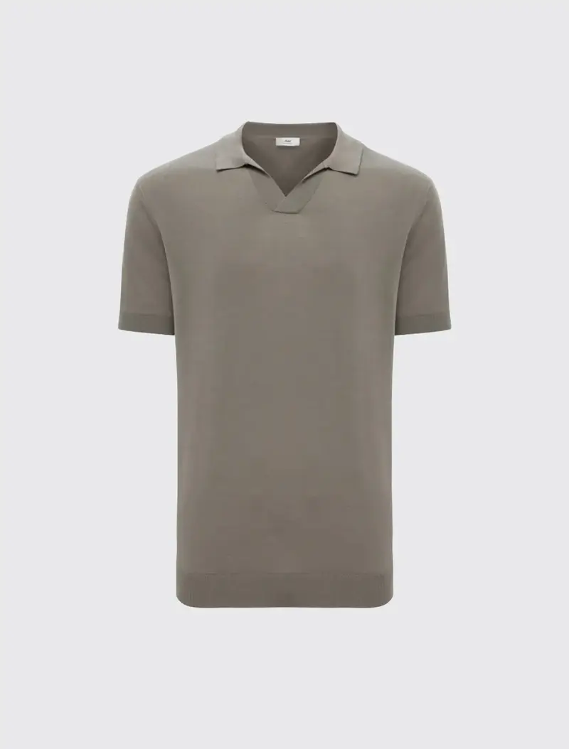 No Button Polo