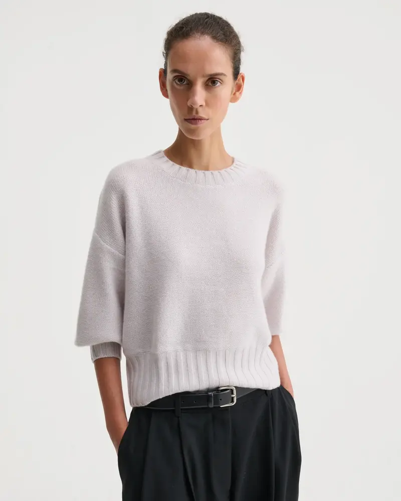 Nonchi | The Alva Cashmere Sweater Oat