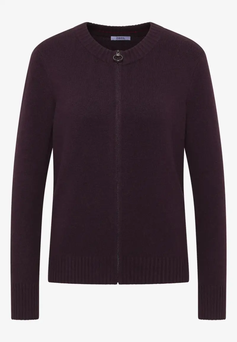 NOS_Cosy Zipper cardigan