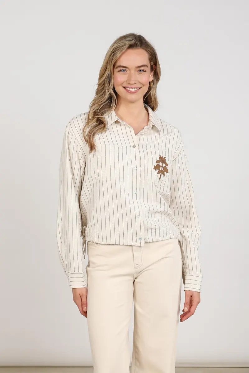 NUKUS blouse lange mouw