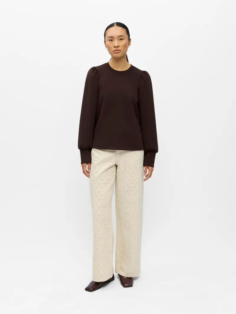 OBJANDREA RE L/S O-NECK SWEAT