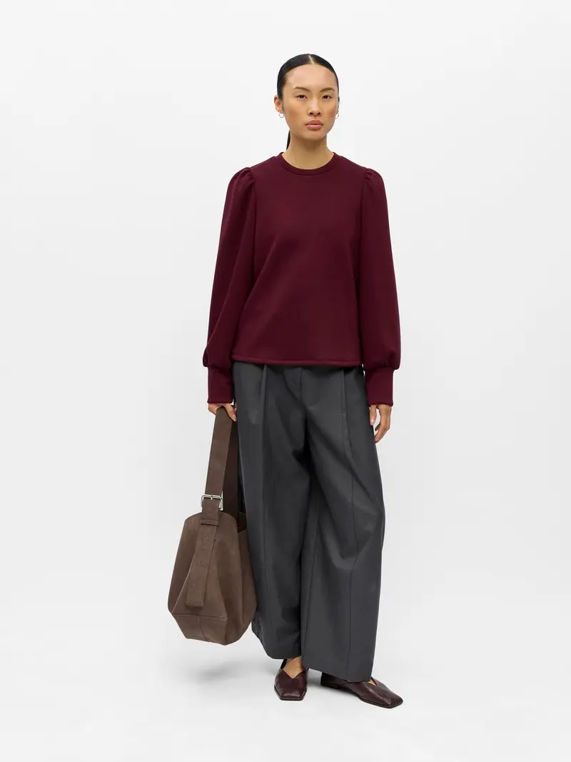 OBJANDREA RE L/S O-NECK SWEAT