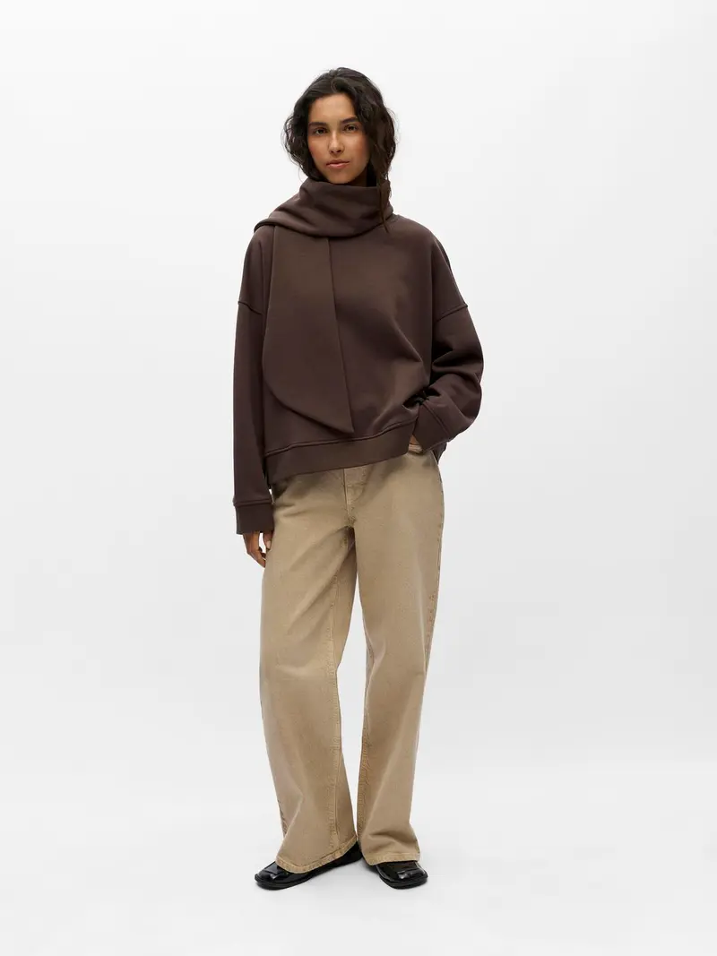 OBJARINA L/S OZ TIE SWEATSHIRT