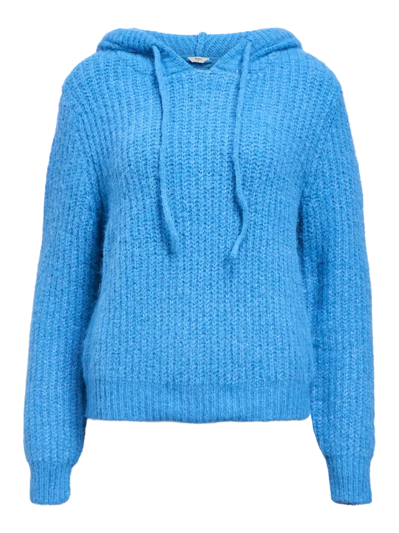 OBJMILU LS KNIT HOODIE