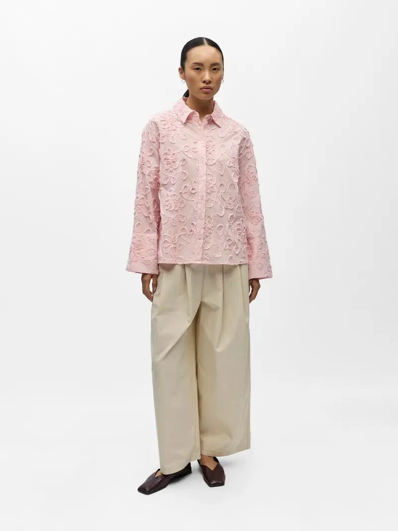 OBJROYA L/S LO SHIRT