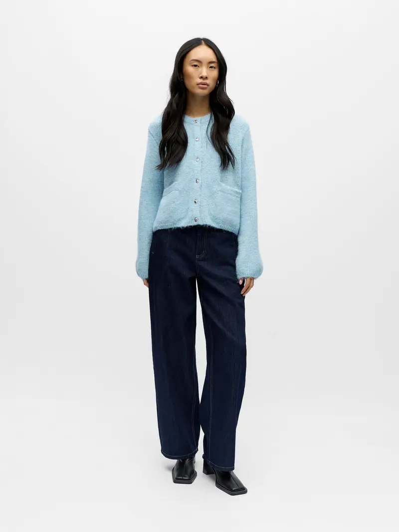 OBJSAGGIA RE L/S KNIT CARDIGAN NOOS