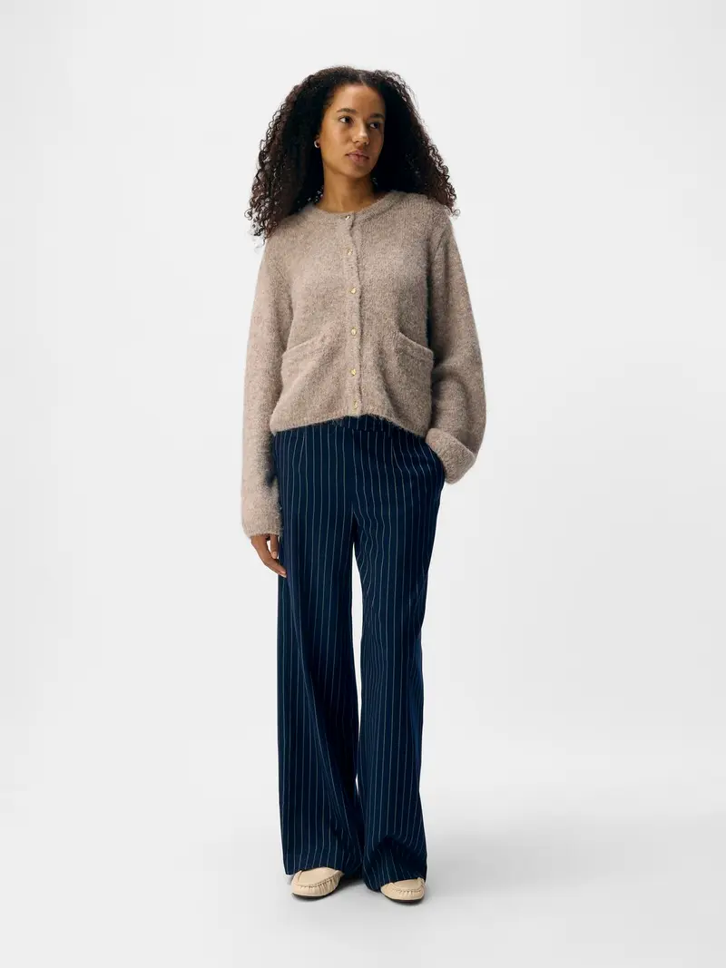 OBJSAGGIA RE L/S KNIT CARDIGAN