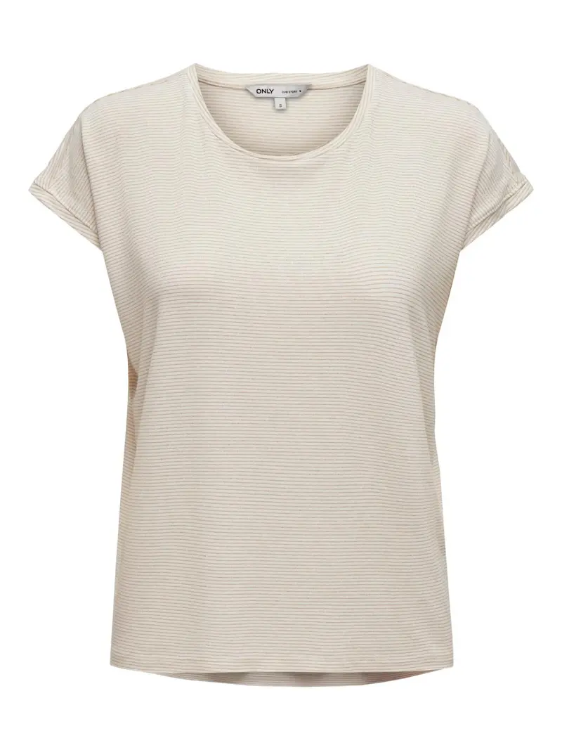 ONLCLAUDIA S/S GLITTER STRIPE