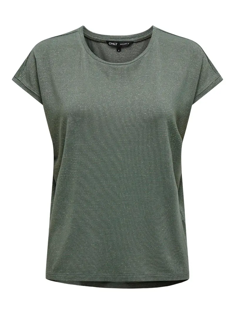 ONLCLAUDIA S/S GLITTER STRIPE