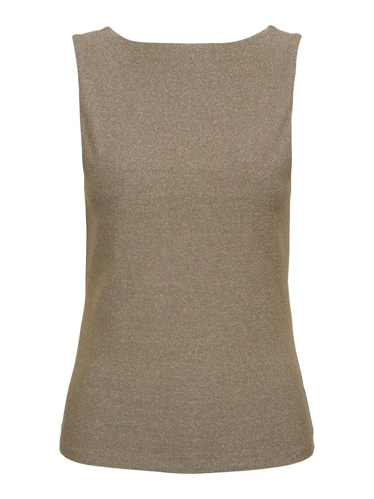 ONLEA GLITTER S/L 2-WAYS TOP