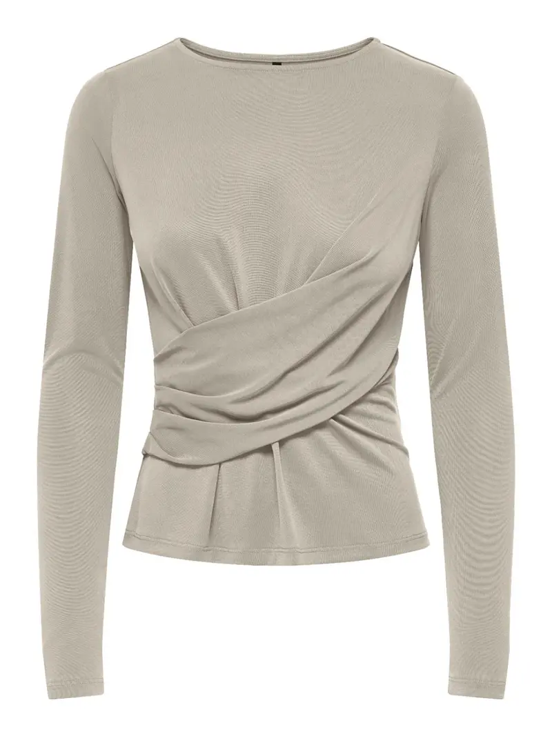 ONLFREE L/S O-NECK DRAPING TO