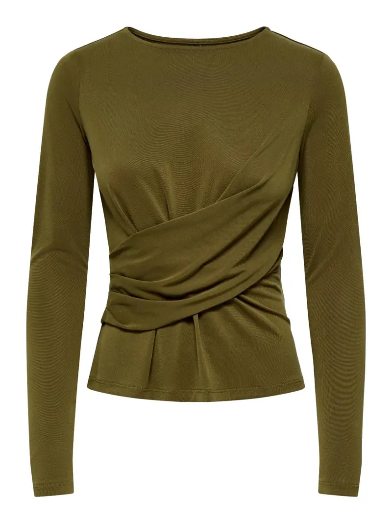 ONLFREE L/S O-NECK DRAPING TO