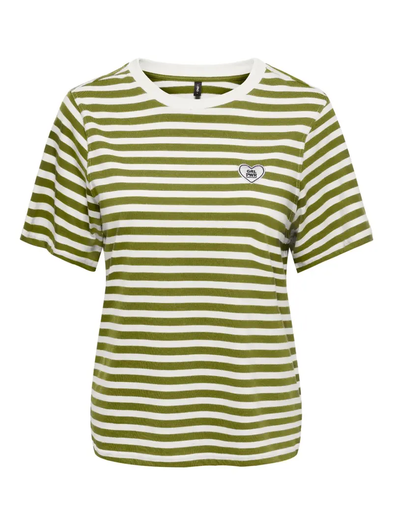 ONLLIVINA S/S O-NECK STRIPE T