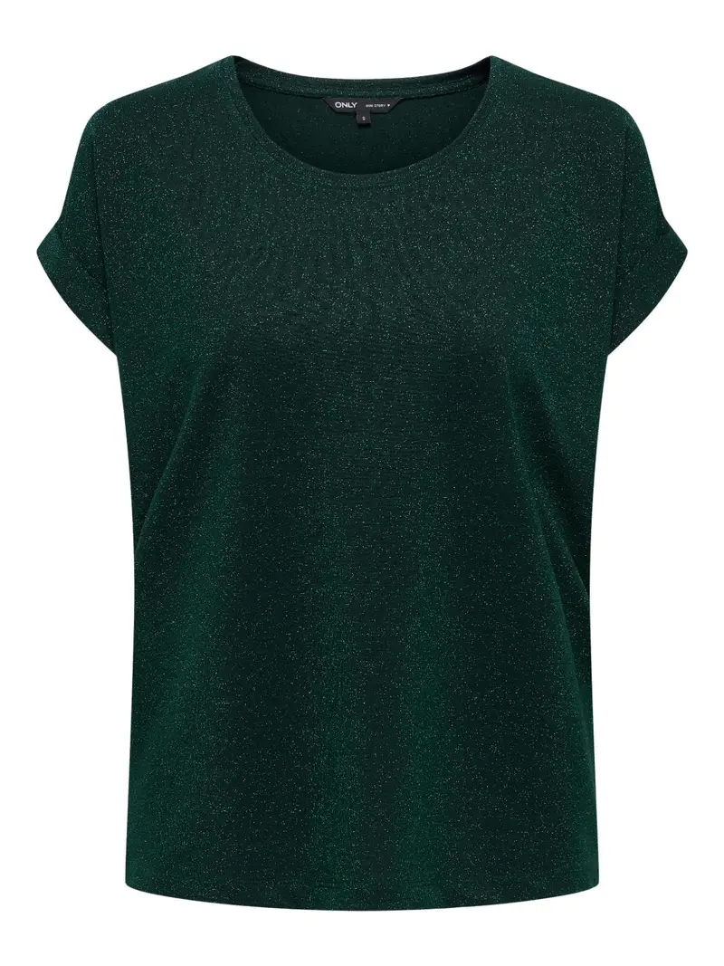 ONLMOSTER GLITTER S/S TOP JRS
