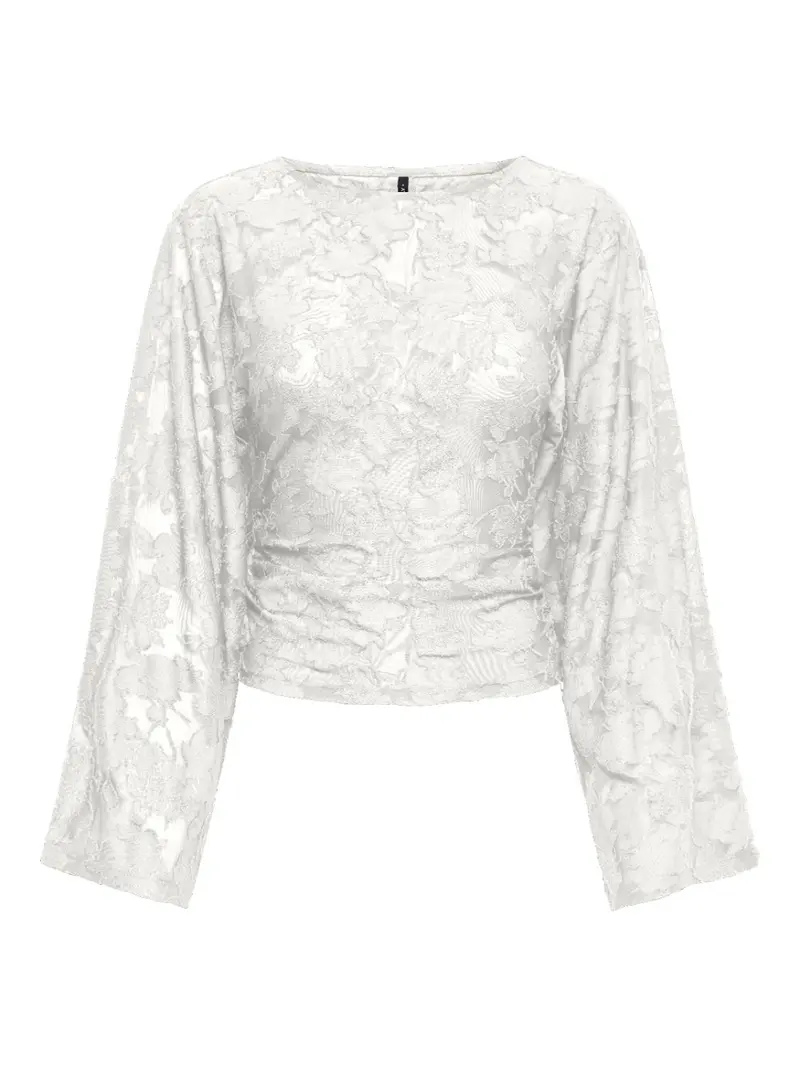 ONLNADIA L/S RUCHING TOP JRS