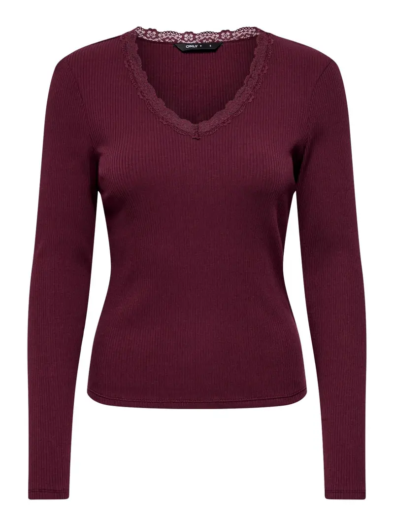 ONLSARA SHARAI L/S V-NECK TOP