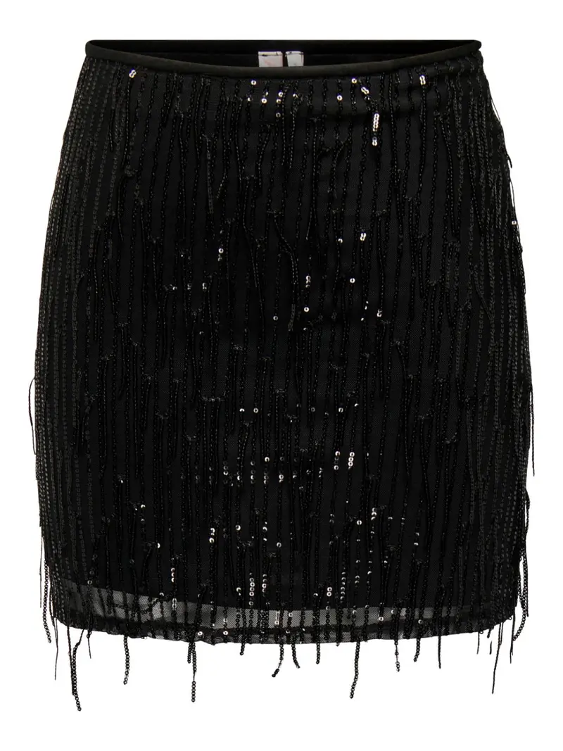 ONLSPACY SHORT SEQUINS SKIRT