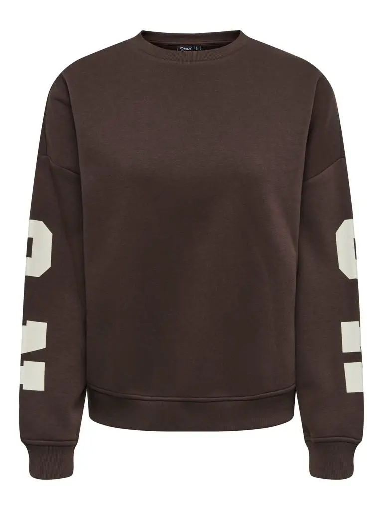 ONLSWEAT L/S BACK/SLEEVE PRIN