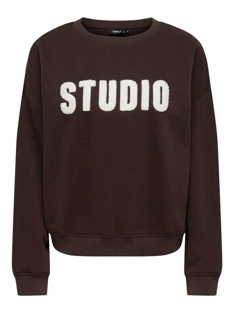 ONLSWEAT LIFE L/S CREW O.SIZE