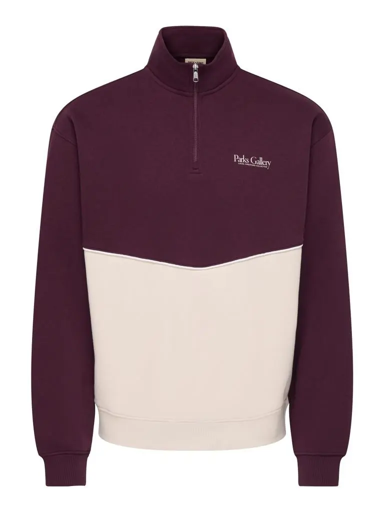 ONSCERES RLX HALF ZIP PARKS H