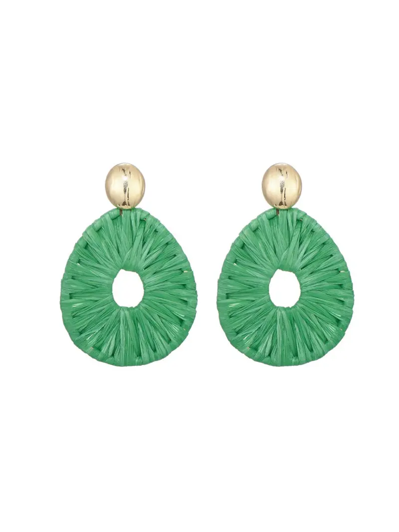 Oorbellen - Green Olivia