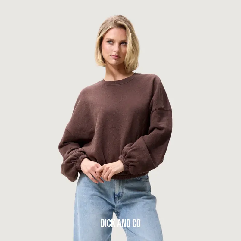 Oversized graphic sweater