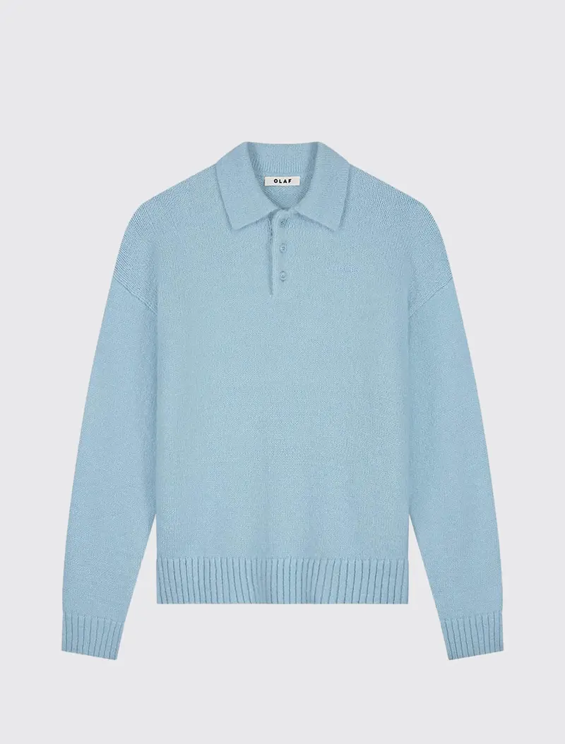 Oversized Knitted Polo