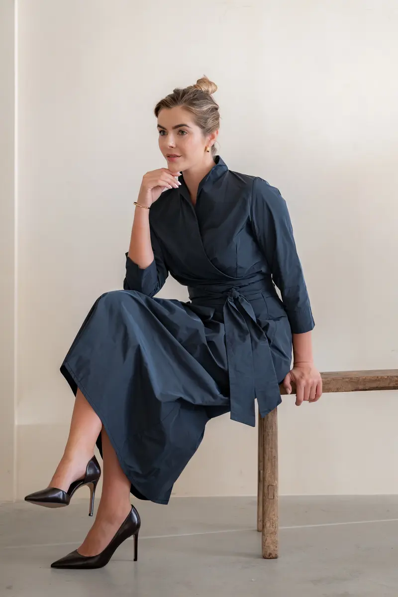 Overslagblouse Irma irma-26 Navy