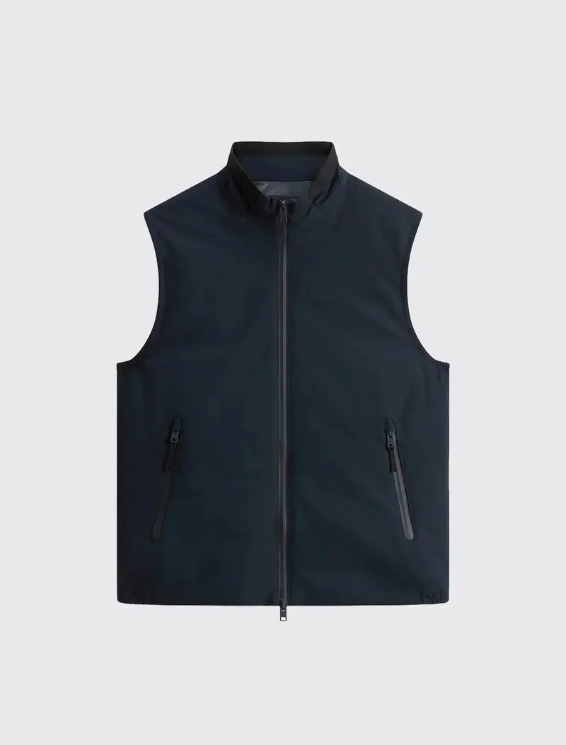 Padded Sailing Vest in Two-Layered Fabric
