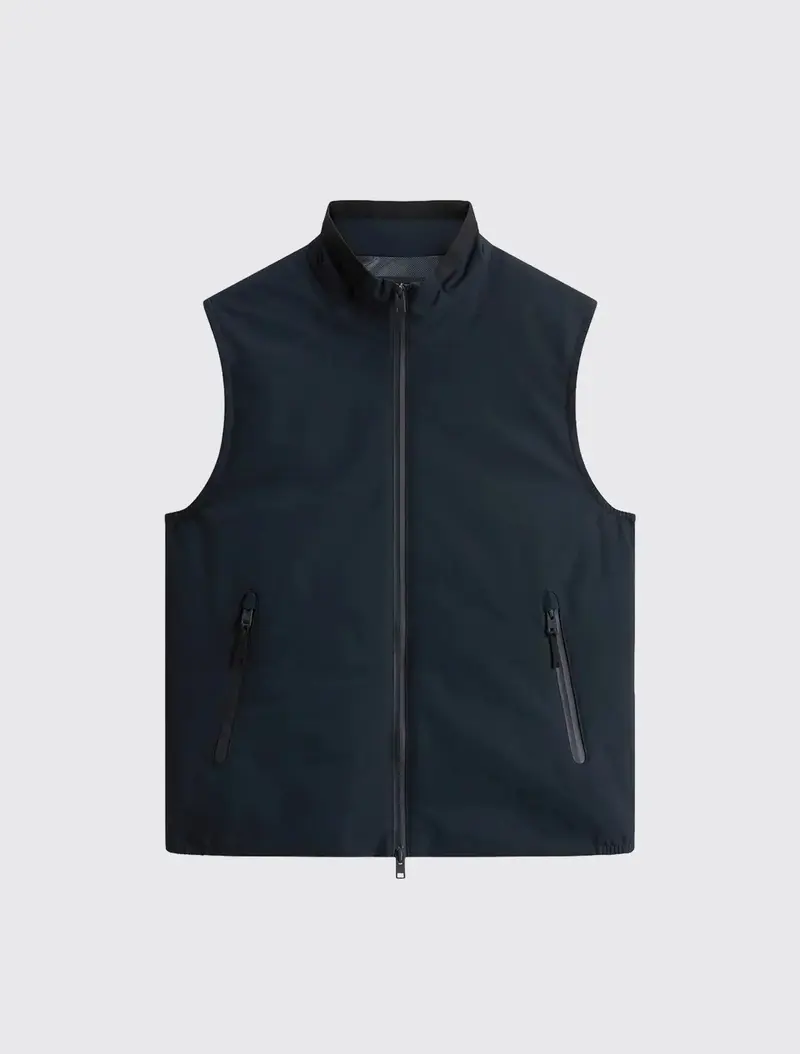Padded Sailing Vest in Two-Layered Fabric