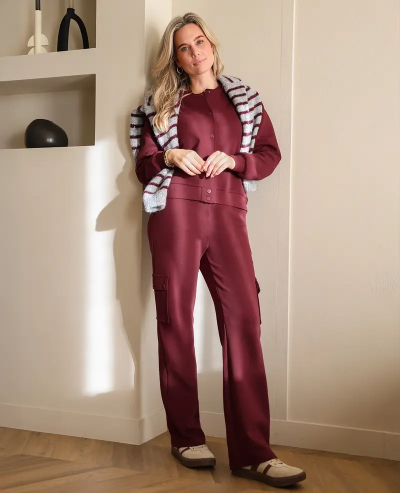 Pant Cargo | Dark Burgundy