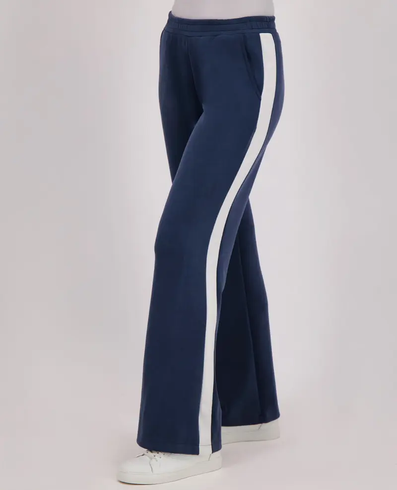 Pant Dani | Stone Blue/Off White