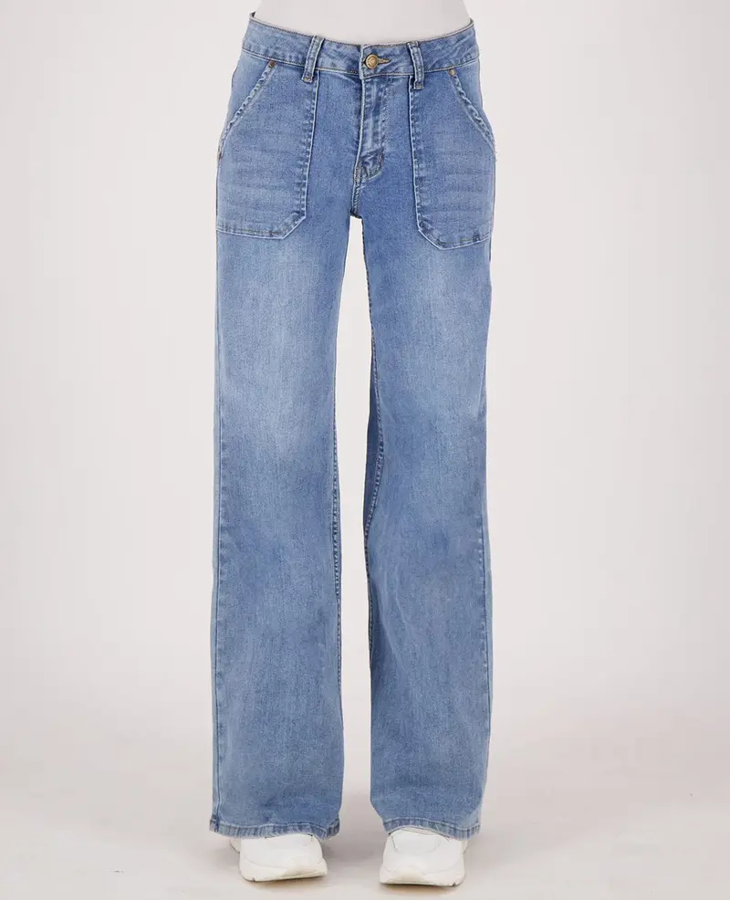 Pant Denim Stretch | Medium Blue