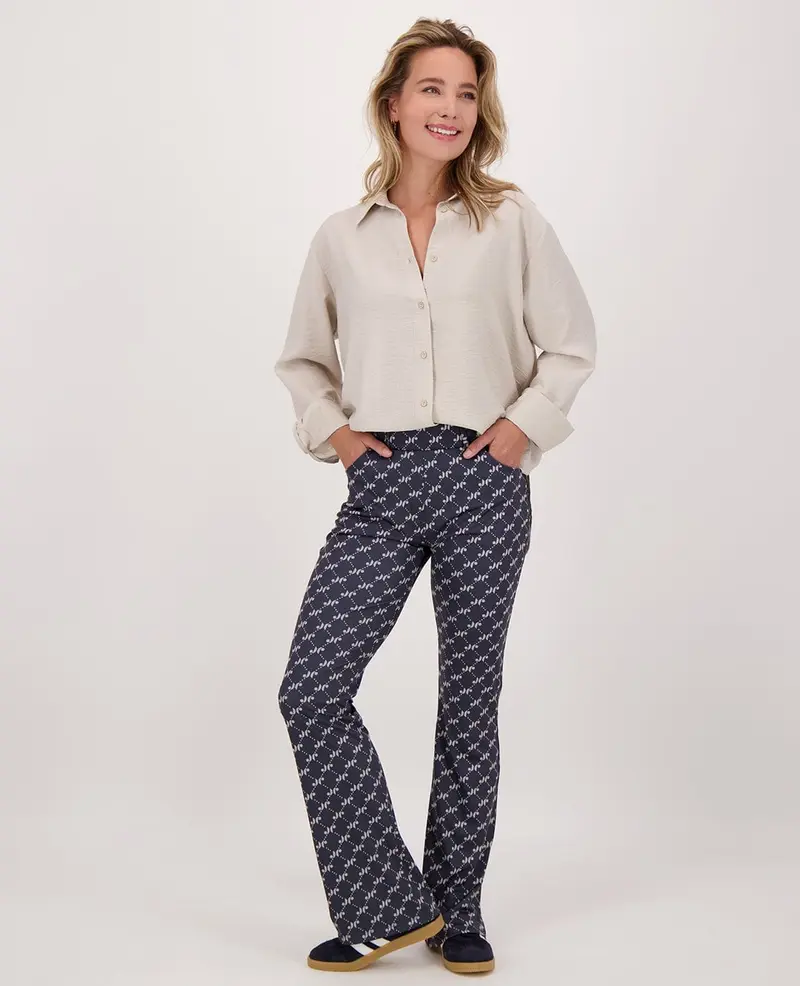 Pant Flare | Donkerblauw
