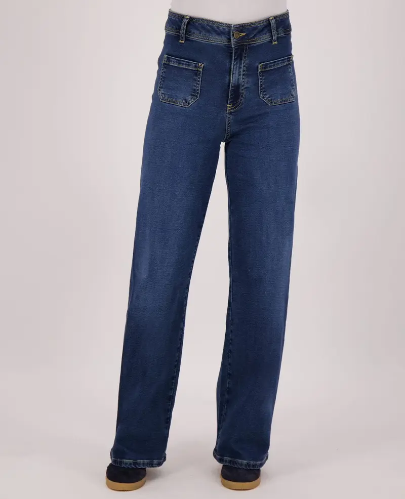 Pant Jogg Denim Straight | Medium Denim