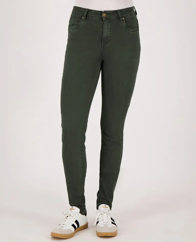Pant Luna Stretch Denim | Forest Green