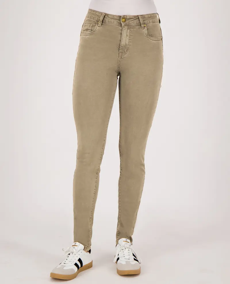 Pant Luna Stretch Denim | Taupe