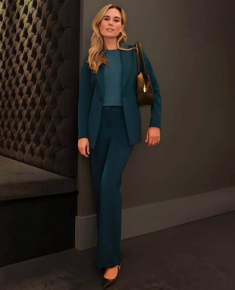 Pant Marie Premium Travel | Peacock Green