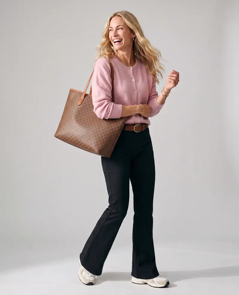 Pant Sophie Stretch Denim | Zwart